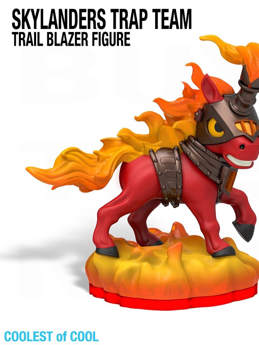 Activision Skylanders Trap Team Trail Blazer Fire Element Horse Figure 87200888